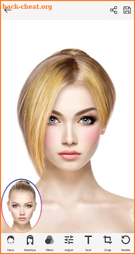 Girls Hairstyles Photo Editor screenshot