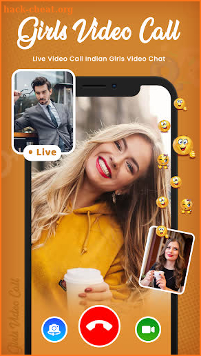 Girls Live Video Call app screenshot