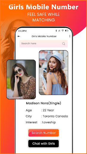 Girls Mobile Number & Free Video Call with Girls screenshot