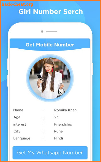 Girls Mobile Number: Girl Friend Search screenshot