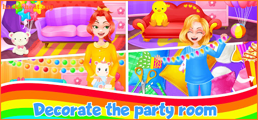 Girls Party Salon - Dress Up & Slime & Unicorn screenshot