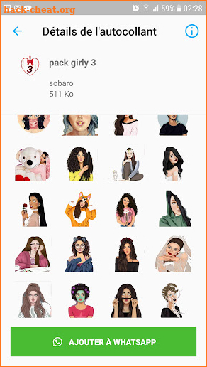 Girly m Stickers For WhatsApp  screenshot