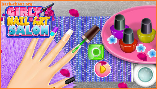 Girly Nail Art Salon: Manicure Games For Girls screenshot