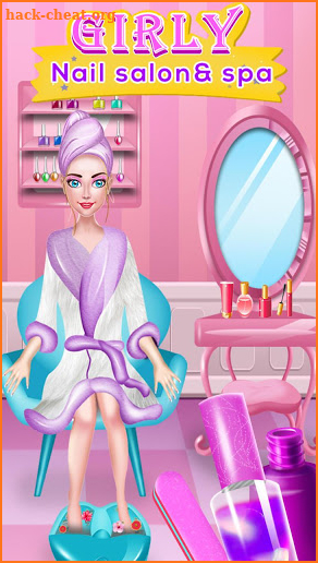 Girly Nail Salon: Mani Pedi & Nail Art Designs screenshot