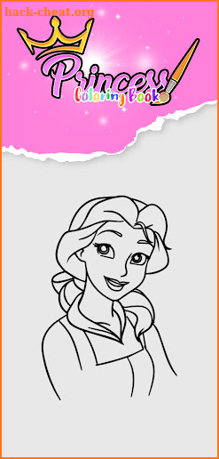 Girly Princess Coloring Book screenshot