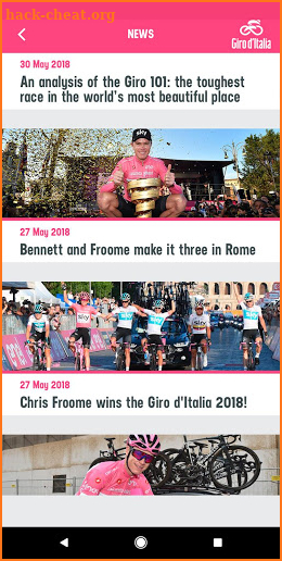 Giro d'Italia screenshot