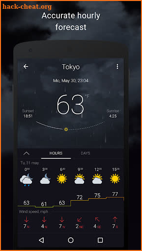 Gismeteo screenshot