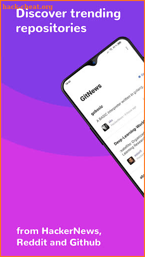 GitNews — Trending repos from GitHub, HN & Reddit screenshot