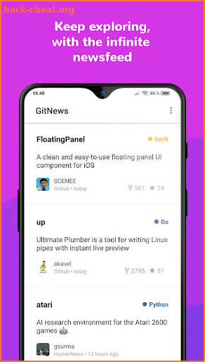 GitNews — Trending repos from GitHub, HN & Reddit screenshot