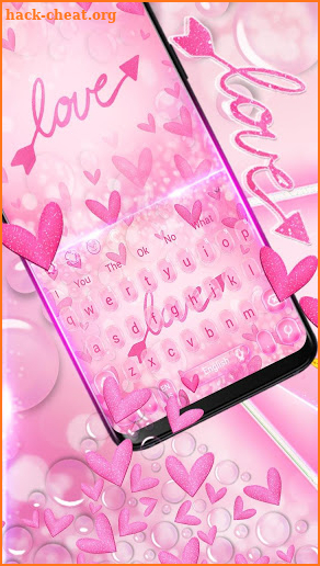 Glamorous Love Arrow Keyboard screenshot