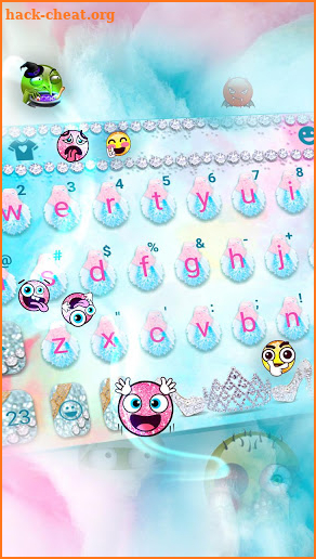 Glass Slipper Girly Keyboard Theme screenshot