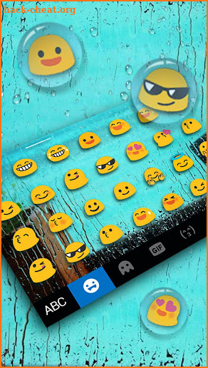 Glass Water Keyboard Theme screenshot