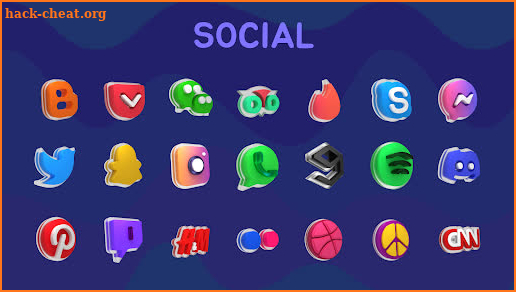 Glasstic 3D Icon Pack screenshot