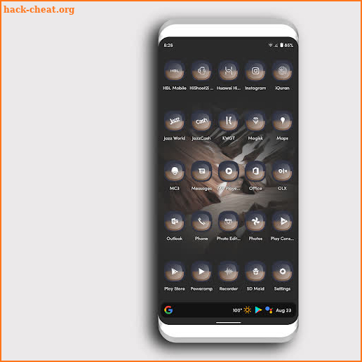 Glaze Brown Icons Pack screenshot