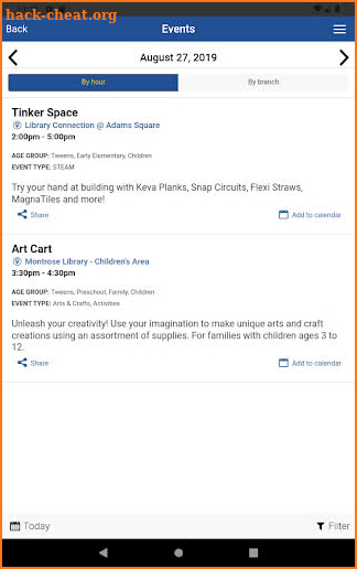 Glendale Library Arts & Culture GLAC screenshot