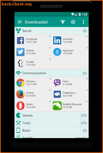 Glextor Manager & Organizer screenshot