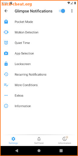 Glimpse Notifications screenshot