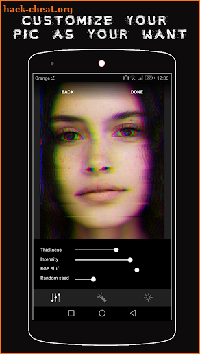 Glitch Editor 📷 (Glitch Wallpapers & Glitch Text) screenshot
