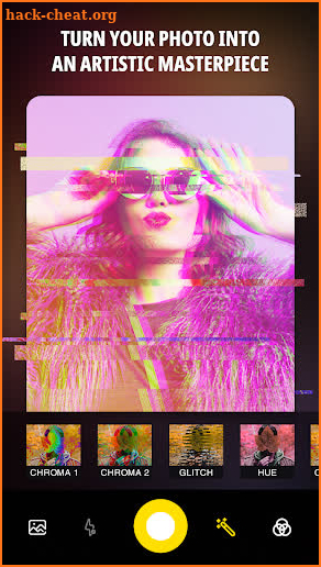 Glitch Effect Video, Photo Editor Grainy Effect screenshot