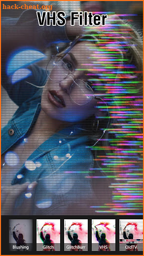 Glitch GIF Maker - VHS & Glitch GIF Effects Editor screenshot