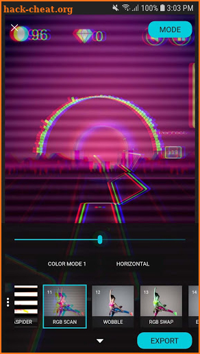 Glitch VHS Video Effect Editor - Retro Cam Filter screenshot