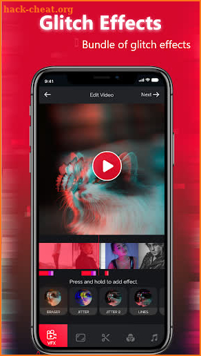 Glitch Video Editor screenshot