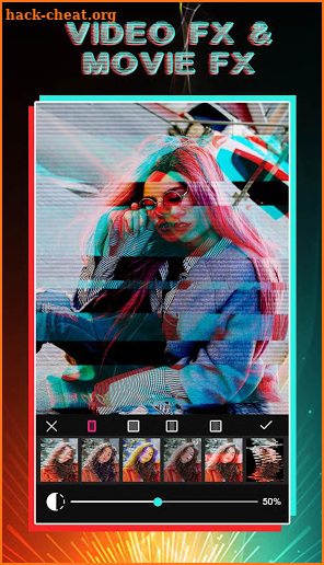 Glitch Video Effect - Glitch Photo Video Editor screenshot