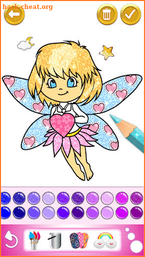 Glitter Coloring and Drawing Book for Kids screenshot