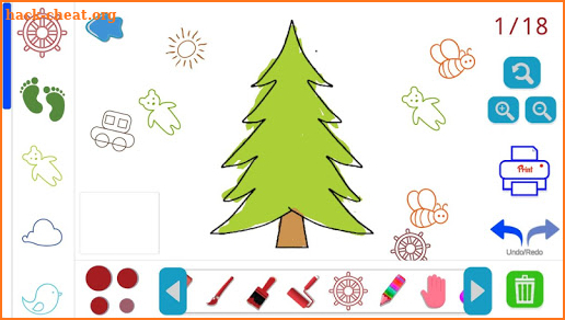 Glitter coloring and drawing for Kids screenshot