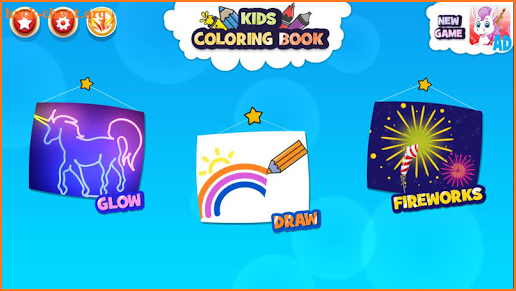 Glitter Coloring Book For Kids - Vehicles screenshot