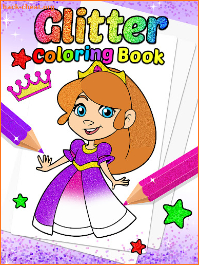 Glitter Coloring Games screenshot