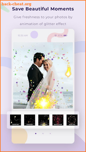 Glitter Effect Video Maker screenshot