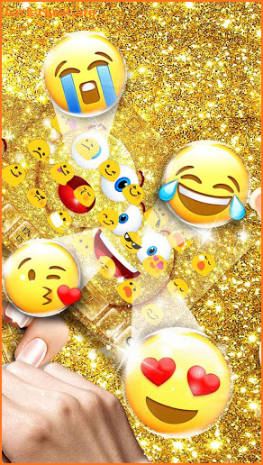 Glitter Emoji Keyboard screenshot