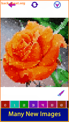 Glitter Pixel Art: Color by Number, Coloring Book screenshot