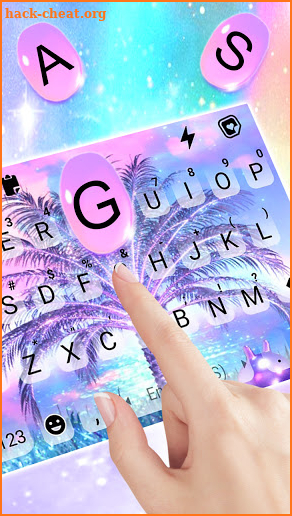 Glitter Tree Live Keyboard Background screenshot