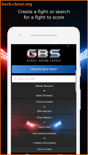 Global Boxing Scorer screenshot