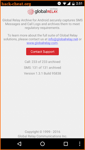 Global Relay Archive screenshot