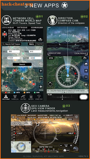 Global Survival Kit Military GPS screenshot