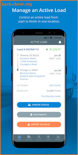 GlobalTranz Mobile screenshot