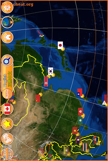 Globe Earth 3D Pro: Flags, Anthems and Timezones screenshot