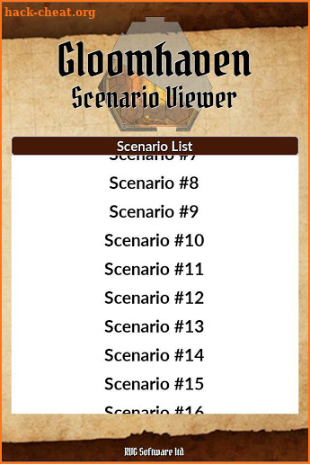 Gloomhaven Scenario Viewer screenshot