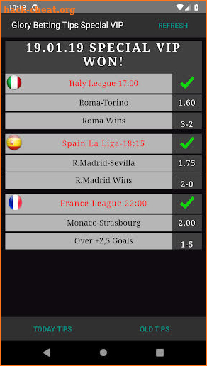 Glory Betting Tips Special VIP screenshot