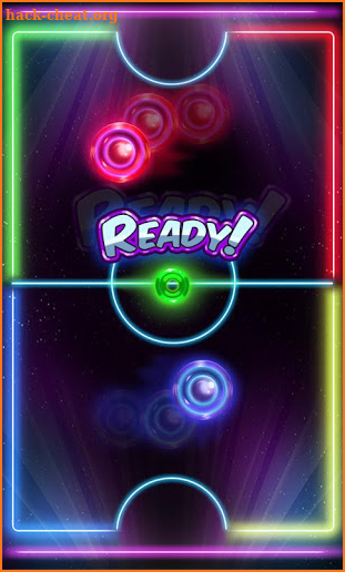 Glow Air Hockey screenshot