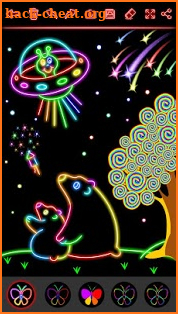 Glow Drawing Book - Neon Paint screenshot