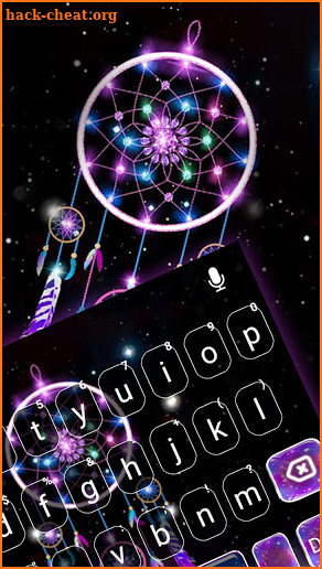 Glow Dreamcatcher Keyboard Background screenshot