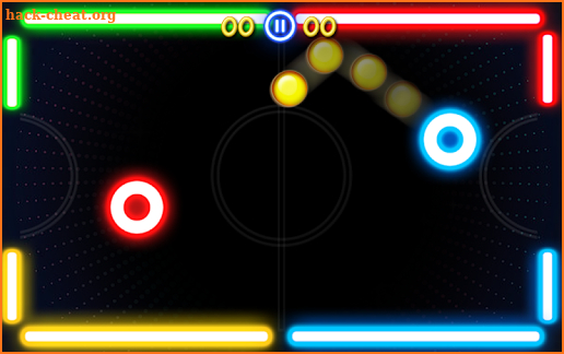 Glow Hockey 2018 : Glow Air Hockey Neon Hockey screenshot