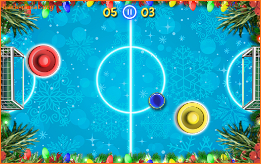 Glow Hockey 2018 : Glow Air Hockey Neon Hockey screenshot