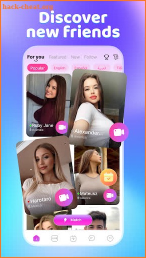 GlowMee - Live Video Chat screenshot