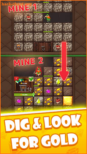 Gnome Diggers: Mining games screenshot