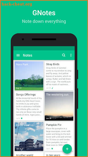 GNotes - Note, Notepad & Memo screenshot